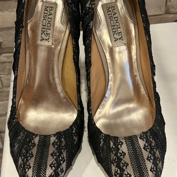 BADGLEY MISCHKA STILETTOS size 7.5. - Picture 3 of 7